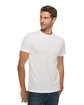 Lane Seven Unisex Deluxe T-shirt white ModelSide