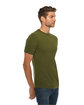 Lane Seven Unisex Deluxe T-shirt army green ModelSide