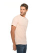 Lane Seven Unisex Deluxe T-shirt pale pink ModelSide