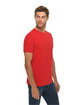Lane Seven Unisex Deluxe T-shirt red ModelSide