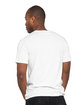 Lane Seven Unisex Heavyweight T-Shirt WHITE ModelBack