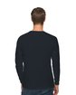 Lane Seven Unisex Long Sleeve T-Shirt NAVY ModelBack