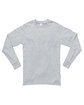 Lane Seven Unisex Heavyweight Long-Sleeve T-Shirt heather grey OFFront