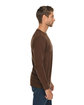 Lane Seven Unisex Long Sleeve T-Shirt CHESTNUT ModelSide