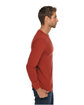 Lane Seven Unisex Long Sleeve T-Shirt PAPRIKA ModelSide