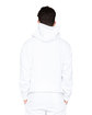 Lane Seven Unisex Urban Pullover Hooded Sweatshirt white ModelBack