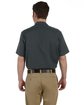 Dickies Men's Industrial Short-Sleeve Work Shirt charcoal ModelBack