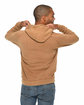 Lane Seven Unisex Vintage Raglan Hooded Sweatshirt CAMEL ModelBack