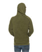 Lane Seven Unisex Vintage Raglan Hooded Sweatshirt OLIVE ModelBack