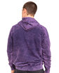 Lane Seven Unisex Vintage Raglan Hooded Sweatshirt cloud purple ModelBack