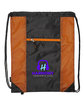 Prime Line Porter Collection Drawstring Bag orange DecoFront