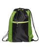 Prime Line Porter Collection Drawstring Bag lime green ModelQrt