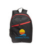Prime Line Color Zippin Laptop Backpack black/ red DecoFront