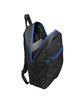 Prime Line Color Zippin Laptop Backpack black/ blue ModelSide