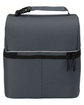 Harriton ClimaBloc 8-Can Lunch Cooler dark charcoal ModelBack