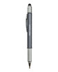 Harriton Utility Spinner Pen dark charcoal DecoFront