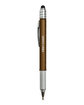 Harriton Utility Spinner Pen duck brown DecoFront