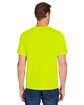 Harriton Charge Snag And Soil Protect Unisex T-Shirt safety yellow ModelBack