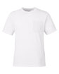 Harriton Charge Snag And Soil Protect Unisex T-Shirt white OFFront