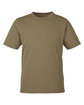 Harriton Charge Snag And Soil Protect Unisex T-Shirt coyote brown OFFront