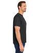Harriton Charge Snag And Soil Protect Unisex T-Shirt black ModelSide