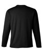 Harriton Unisex Charge Snag and Soil Protect Long-Sleeve T-Shirt black OFBack