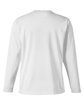 Harriton Unisex Charge Snag and Soil Protect Long-Sleeve T-Shirt white OFBack