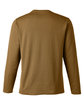 Harriton Unisex Charge Snag and Soil Protect Long-Sleeve T-Shirt coyote brown OFBack