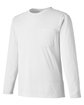Harriton Unisex Charge Snag and Soil Protect Long-Sleeve T-Shirt white OFQrt