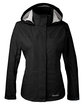 Marmot Ladies' Precip Eco Jacket BLACK OFFront