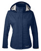 Marmot Ladies' Precip Eco Jacket ARCTIC NAVY OFFront