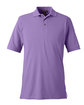 Harriton Men's 6 oz. Ringspun Cotton Piqué Short-Sleeve Polo team purple OFFront