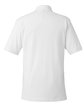 Harriton Men's 6 oz. Ringspun Cotton Piqué Short-Sleeve Polo white OFBack