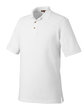 Harriton Men's 6 oz. Ringspun Cotton Piqué Short-Sleeve Polo white OFQrt