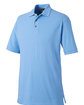 Harriton Men's 6 oz. Ringspun Cotton Piqué Short-Sleeve Polo LT COLLEGE BLUE OFQrt