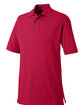 Harriton Men's 6 oz. Ringspun Cotton Piqué Short-Sleeve Polo red OFQrt