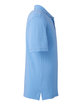 Harriton Men's 6 oz. Ringspun Cotton Piqué Short-Sleeve Polo lt college blue OFSide