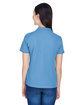 Harriton Ladies' Short-Sleeve Polo lt college blue ModelBack
