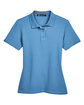 Harriton Ladies' Short-Sleeve Polo lt college blue FlatFront