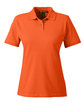 Harriton Ladies' Short-Sleeve Polo team orange OFFront