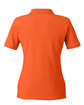 Harriton Ladies' Short-Sleeve Polo team orange OFBack