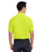 Harriton Men's Charge Snag and Soil Protect Polo safety yellow ModelBack