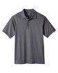 Harriton Men's Charge Snag and Soil Protect Polo dark charcoal FlatFront