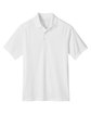 Harriton Men's Charge Snag and Soil Protect Polo white FlatFront