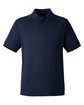 Harriton Men's Charge Snag and Soil Protect Polo dark navy OFFront