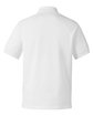 Harriton Men's Charge Snag and Soil Protect Polo white OFBack