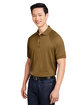 Harriton Men's Charge Snag and Soil Protect Polo coyote brown ModelQrt