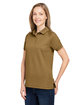 Harriton Ladies' Charge Snag and Soil Protect Polo coyote brown ModelQrt