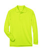 Harriton Men's Advantage Snag Protection Plus Long-Sleeve Tactical Polo safety yellow FlatFront