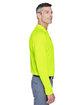 Harriton Men's Advantage Snag Protection Plus Long-Sleeve Tactical Polo safety yellow ModelSide